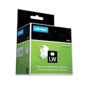 DYMO Name Badge Label, Non-Adhesive, 250/Roll 30856